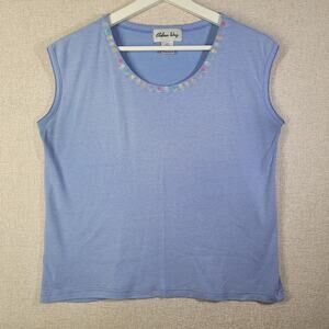 Chic Chelsea Way Lilac Tank Top- Size L